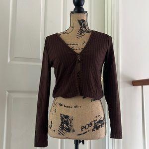 Button Front Long Sleeve